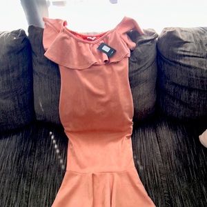 Fashion Nova light pink mermaid dress